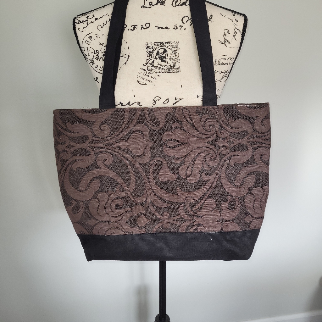 Excess Baggage Brown Canvas Bag/Purse